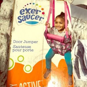 Exer saucer door jumper with box